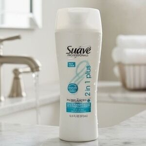 Suave Professionals 2 in 1 Plus Shampoo &Conditioner 12.6oz DISCONTINUED Formula